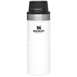 Stanley 0.35L İnce Gövde Classic Trigger-Action Travel Mug - Beyaz için detaylar